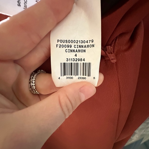 David’s bridal bridesmaid dress, color cinnamon size 4 - Picture 4 of 4